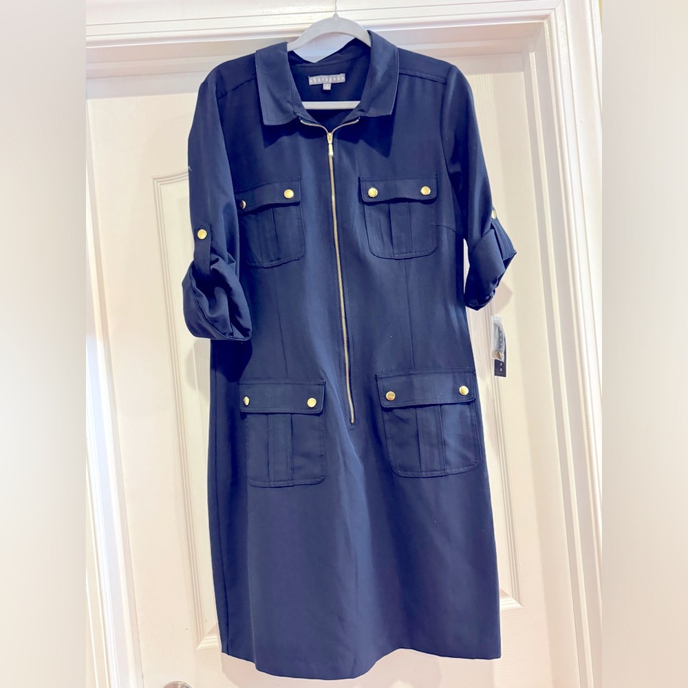 Women’s Sharagano dress size 16, NWT, excellent condition; never worn